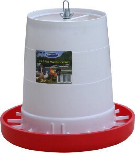 NEW Farm Tuff Plastic Hanging Poultry Feeder  17-Pound