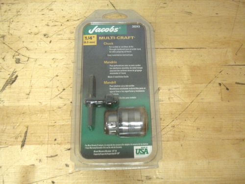 Jacobs 30243 Drill Chuck, Keyed, 1/4&#034; Capacity | (11C)