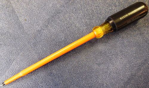 KLEIN 666-INS 8&#034; 1000V Insulated No. 2 Square-Recess Screwdriver, USA