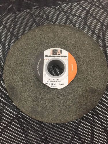 New SA Standard Abrasives 6&#034; x 1&#034; x 1&#034; 9s Fine GP-Plus Unitized Wheel 854153