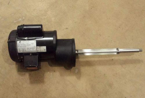 610 RPM gearmotor mixer 115/230 vac 3/4 HP BIODIESEL gear reduction motor