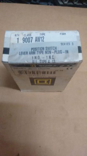 NIB Square D Precision Limit Switch 9007 AW-12 *Free Shipping*