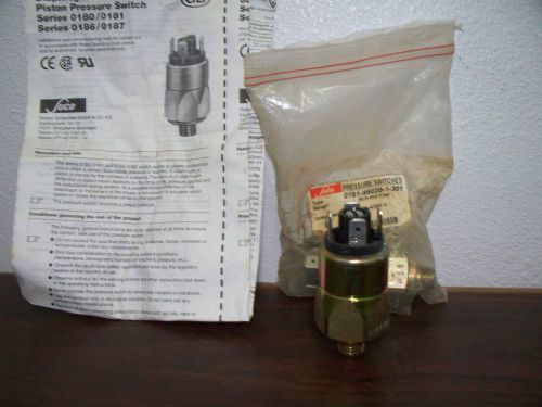 0181-46020-1-301 Suco pressure switch 50.0/200.0 Bar 4A/250V