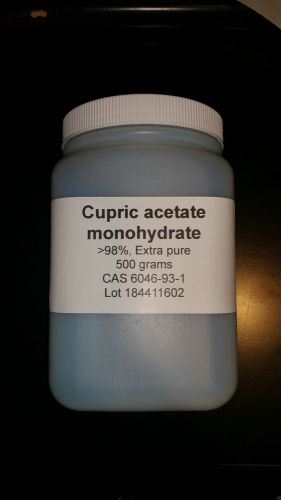 Cupric acetate monohydrate , &gt;98%, extra pure, 500 gm for sale