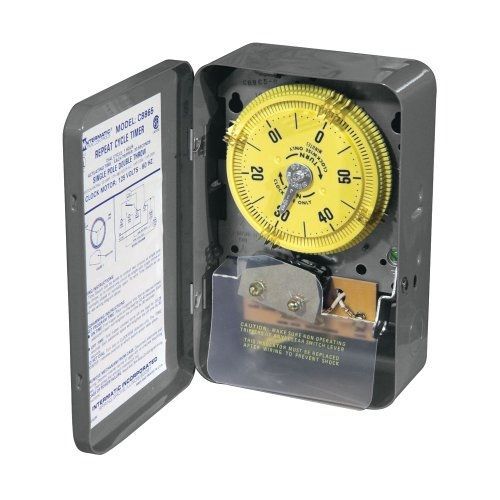 Intermatic C8865 SPDT 1-Hour Repeat Cycle Switch, 20-Amps
