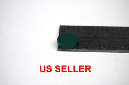 x2 N52 Green Epoxy 1/2x1/8 inch Neodymium Rare-Earth Disk Magnets