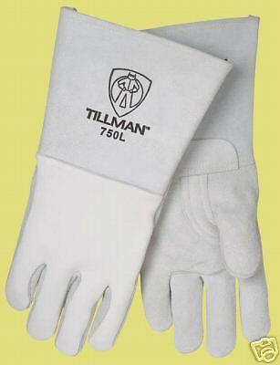 New tillman 750 premium elkskin welding gloves - med for sale