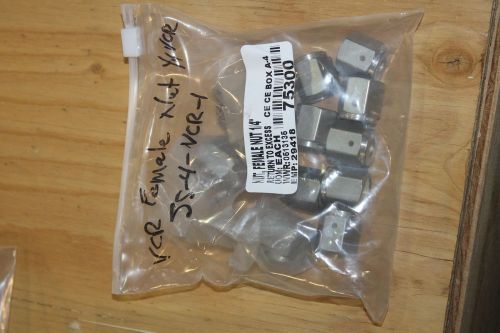 LOT OF 11 NEW SWAGELOK SS-4-NRC-1 NUT