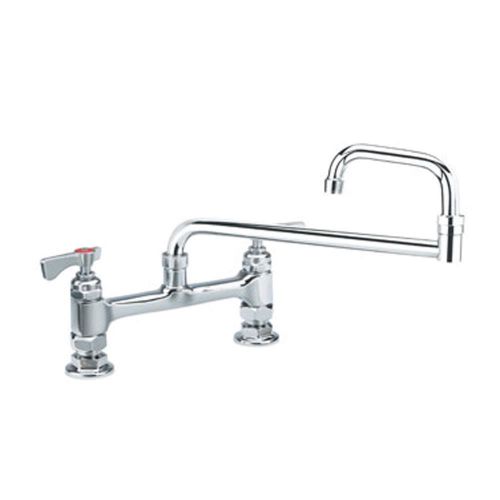 Krowne 15-818l - royal 8&#034; center raised deck faucet, 18&#034; jointed spout, low lead for sale