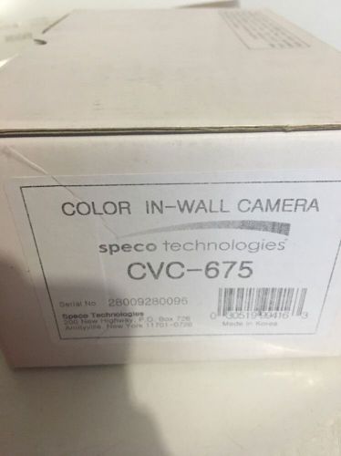 Speco Technologies CVC-675 IN-WALL CAMERA