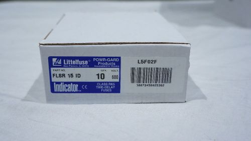 LOT OF 10* FLSR 15 ID LITTLEFUSE 600V 15A FUSE INDICATOR L5F02F