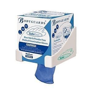 Bodyguards Nitrile Blue Safedon Powder Free Gloves - Medium - Pack of 100