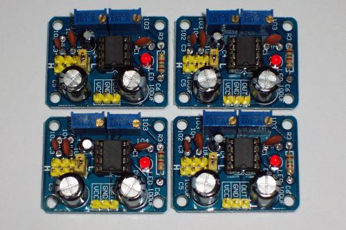 USA! 4 PCS NE555 , ADJUSTABLE FREQUENCY/SQUARE WAVE GENERATOR MODULE , 5-15 VDC