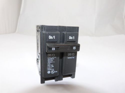 Cutler hammer br215 2p 15a 120/240v circuit breaker new 1-year warranty for sale