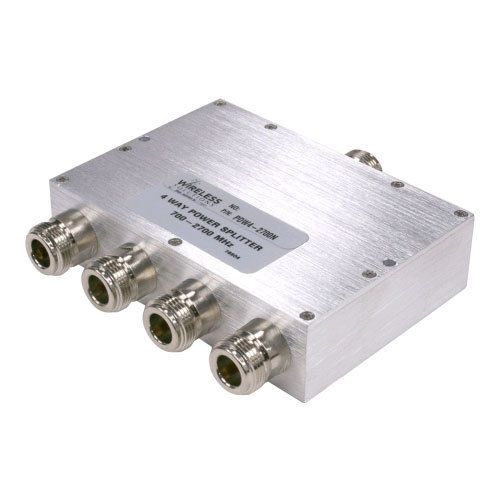 Wireless solutions - 698-2700 mhz 4-way splitterw/ n females for sale