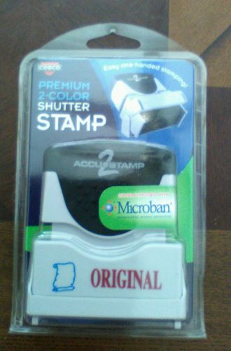Cosco premium 2-color shutter stamp &#034;original&#034; handle infused with microban for sale
