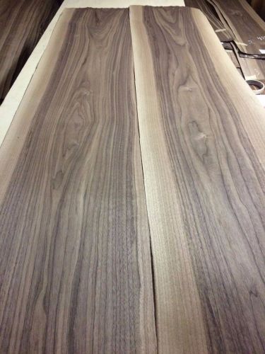 Wood Walnut Veneer  90X17  total 2 pcs RAW VENEER  N430. nutts