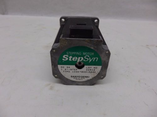 Sanyo Denki StepSyn stepping motor type 103H7833-0340 DC 3A D6