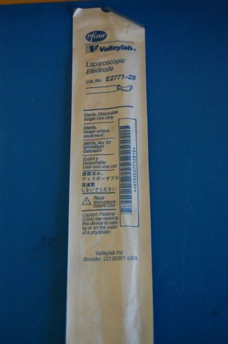 New pfizer valleylab laparoscopic electrode e2771-28 for sale