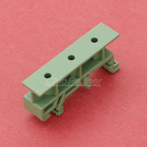 10x DIN Rail Mounting feet PCB Support C45 35mm Screw Terminal Socket Base 1Pair