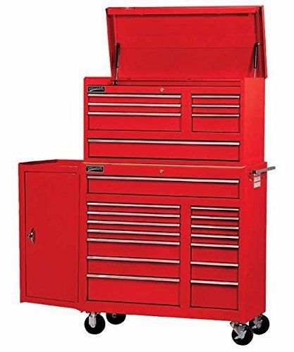 Williams 50855 1 shelf 37-inch commercial side cabinet, red for sale