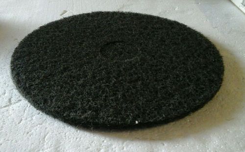 Brighton Professional™ High-Performance Floor Stripping Pad; 17&#034;, Black, 5/Carto