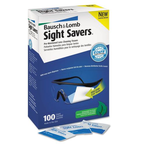 Bausch &amp; Lomb 8574GM Sight Savers Premoistened Lens Cleaning Tissues (Box of ...