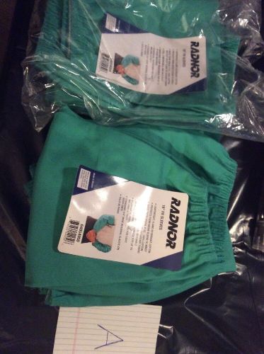 Lot Of 7 Radnor 18&#034; Green Westex Fr7a Flame Retardant Sleeves 64054950