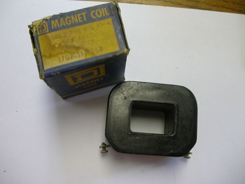 SQUARE D MAGNETIC COIL  SIZE 2 STARTER 480V, 60Hz  1707-S1-T26B