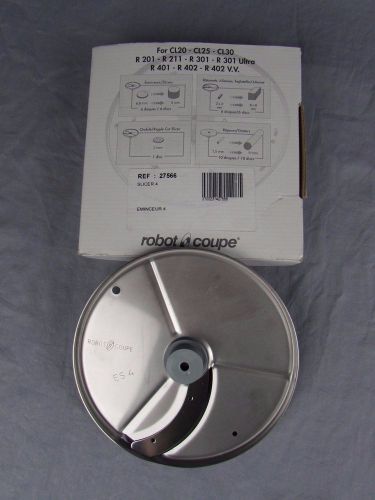 Genuine Robot Coupe slicing disc / plate / blade, 4mm, 5/32&#034;, Part# 27566, ES4