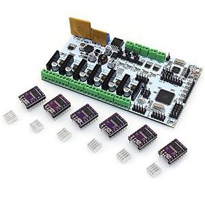 Biqu rumba control board+drv8825 stepper motor diver with heatsink for 3d for sale