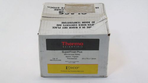 Thermo scientific superfrost plus microscope slides precleaned esco 1440 slides for sale