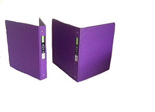 Case Binders 2 Pockets Open/End closure 2/Pack (Purple)