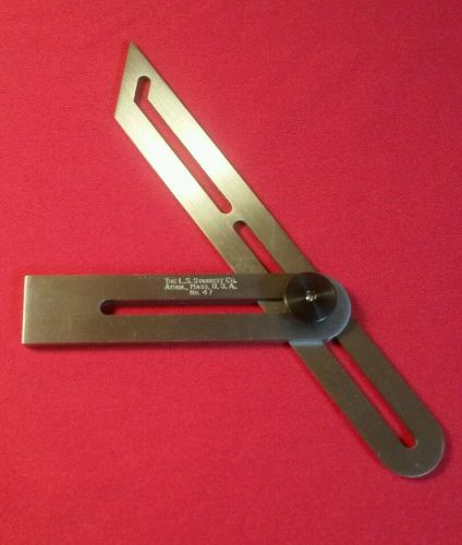 NEW Starrett 47 Universal Bevel 6&#034; Blade Length Machinist Precision Tools