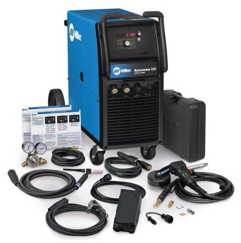 Miller syncrowave 210 tig welder (auto-line 120-240)tig/mig pkg - 951616 for sale