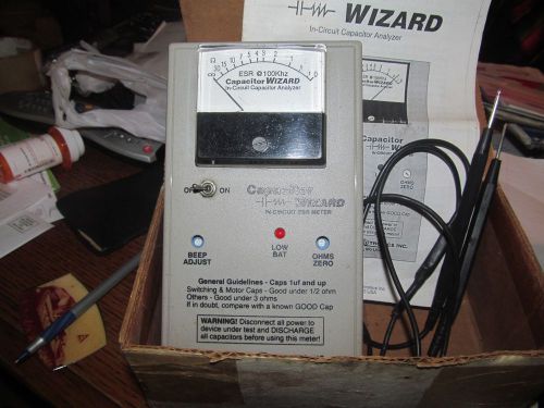 Capacitor Wizard 100khz In-Circuit ESR Meter  NEW!