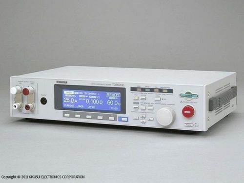 kikusui TOS6200 earth continuity tester