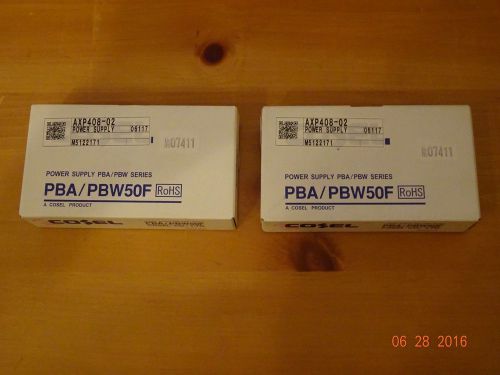 2 New Cosel PBA50F-5 50 W Watt, Single Output, 5 V@10 A AC-DC Power Supplies (2)