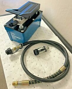 TEMCo HP0000 Air Hydraulic Pump Power Pack Unit 10,000 PSI 103 in3 Cap (Refurb)