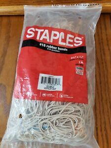 Staples #16 rubber bands 1 lb 21/2&#039; x 1/16&#034;