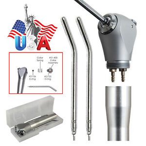 Dental 3 Way Air Water Spray Triple Syringe Handpiece + 2 Nozzles