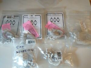 BAG of 10 GRI N20RS-12 WHITE PRESS FIT CONTACT Switch FREE SHIP READ DESCRIPTION