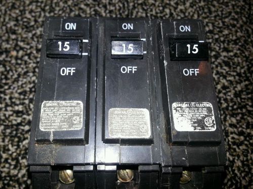 1 GE 115 CIRCUIT BREAKER ONE POLE 15 AMPS(item 2)