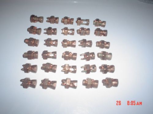 ELECTRIC COPPER SPLIT BOLT CONNECTORS 30 peices