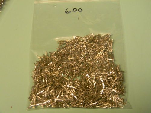 AVIONICS MOLEX MINI FIT JR. CONNECTOR CRIMP PINS, FM, 18-24ga. 600pc. 39-00-0207