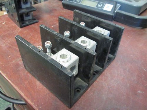 Marathon Power Distribution Block Line 500MCM Load(2) Studs 3P Used