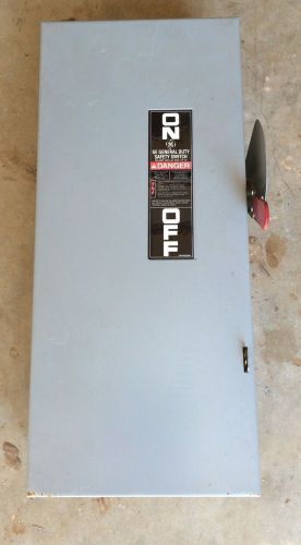 GE 100 Amp 3P 240 Volt Disconnect Switch TGN2233 **