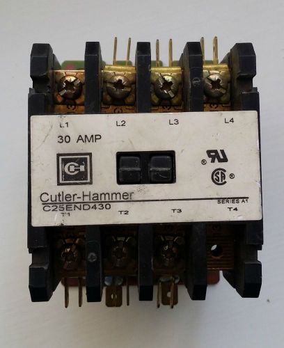 Cutler-Hammer 30A Contactor - C25END430