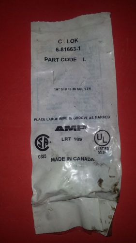 AMP C-LOK 6-81663-1 Part Code &#034;L&#034;  LOT of 43