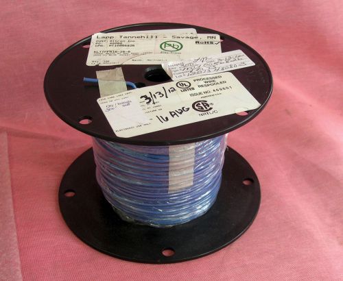 16awg gauge 19 stranded  wire blue 100 ft  hp3  600 volts .131od for sale